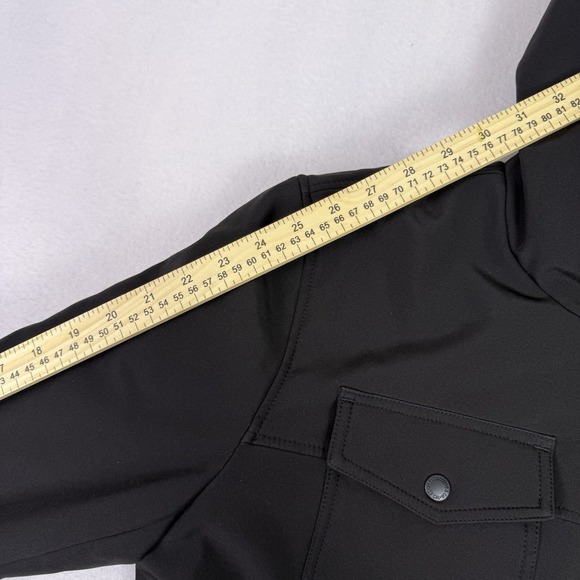 Levi's Men's Black Sherpa Lined Softshell Hooded Jacket Size Medium - Picture 9 of 10